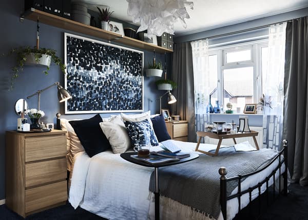 Bekki's bedroom after the makeover