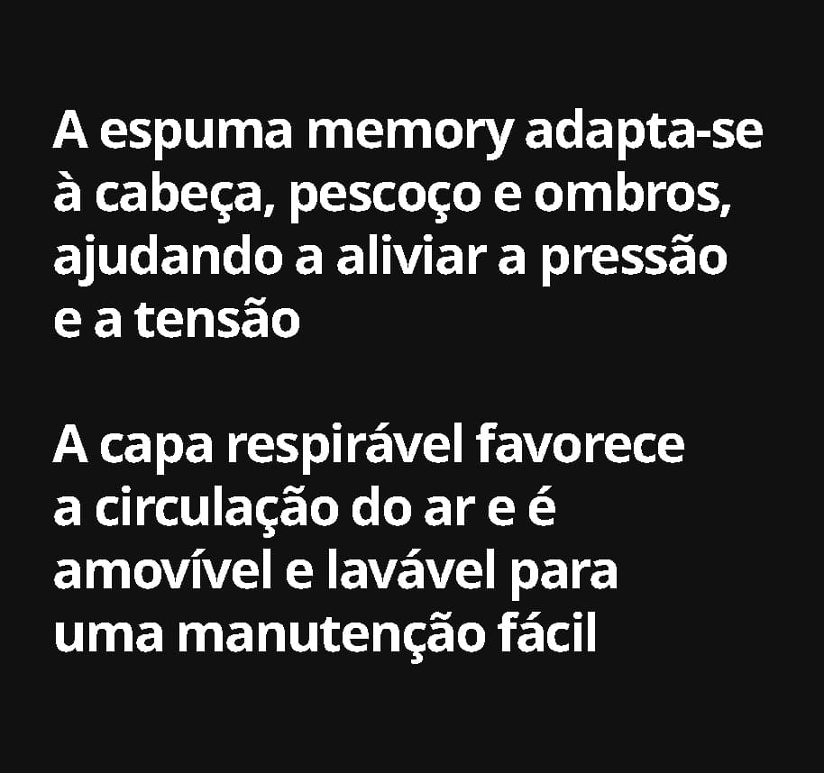 Benefícios almofada ergonómica KLUBBSPORRE