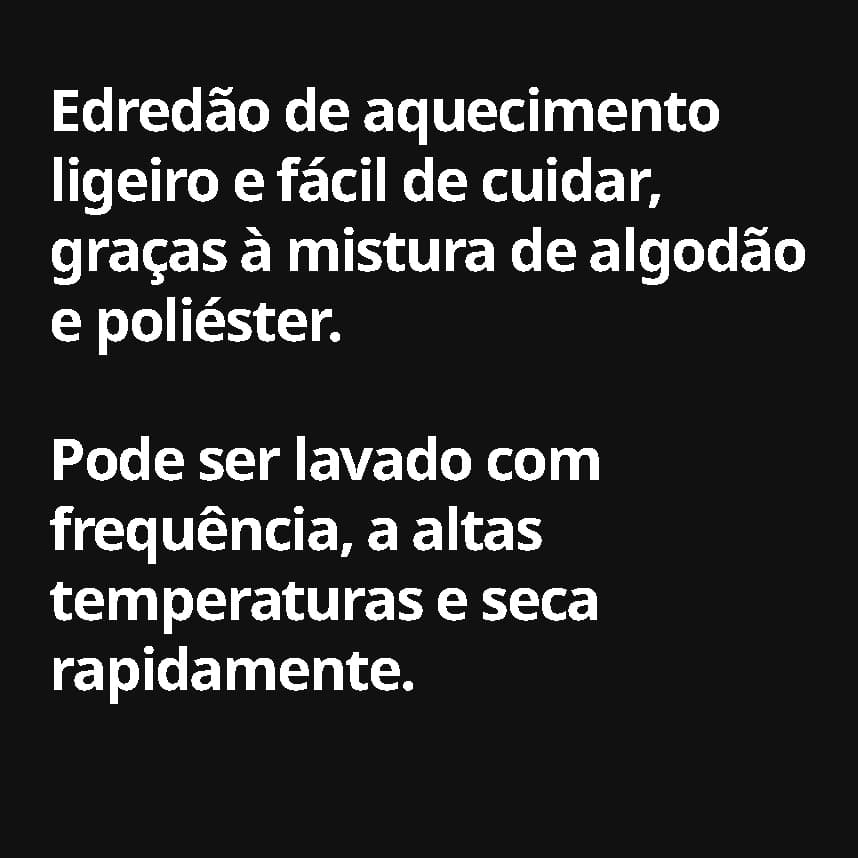 Benefícos edredão