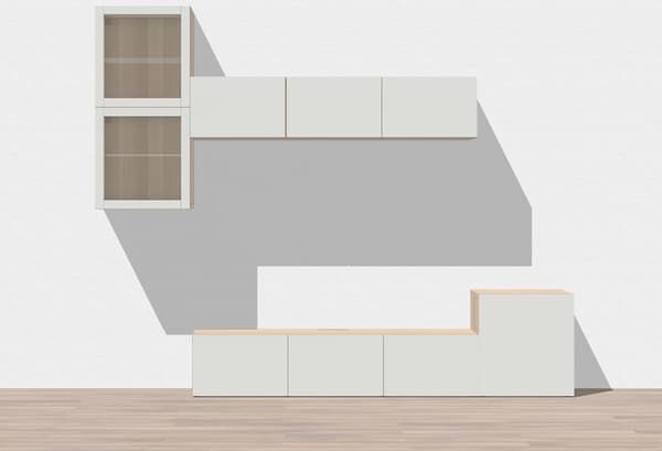 BESTÅ / EKET Mueble de TV