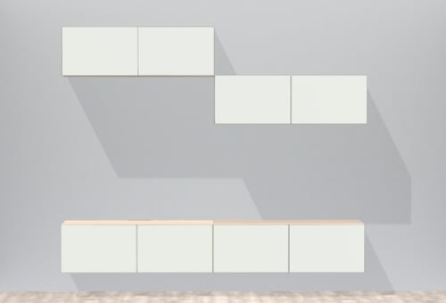 Aprende a planificar los muebles de salón BESTÅ - IKEA