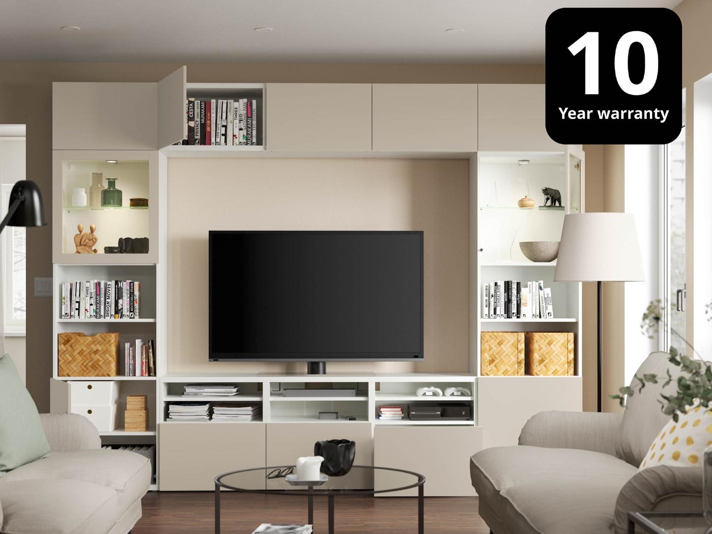 BESTÅ TV unit with communication of 10 years of warranty