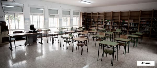 Biblioteca Col·legi San Isdiro - Abans