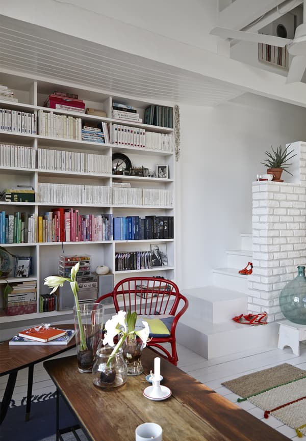 Bibliothèques avec codes de couleur.