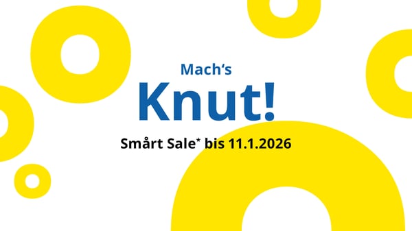 Bild mit Text Mach´s Knut