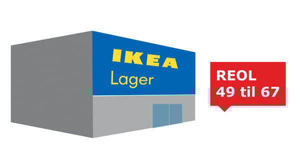 Bilde illustrasjon av fasaden av vårt eksterne selvbetjente lager.