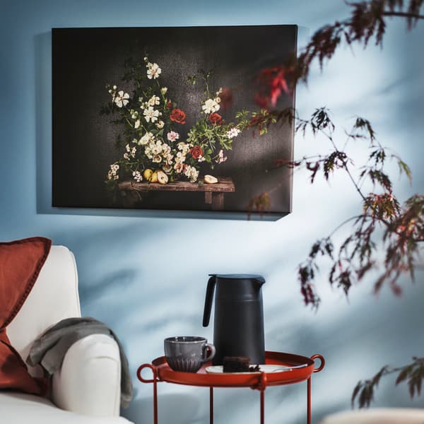 Billede 70x50 blomster
