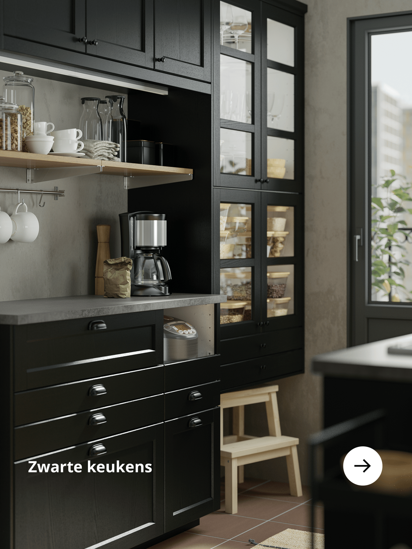 Black kitchens