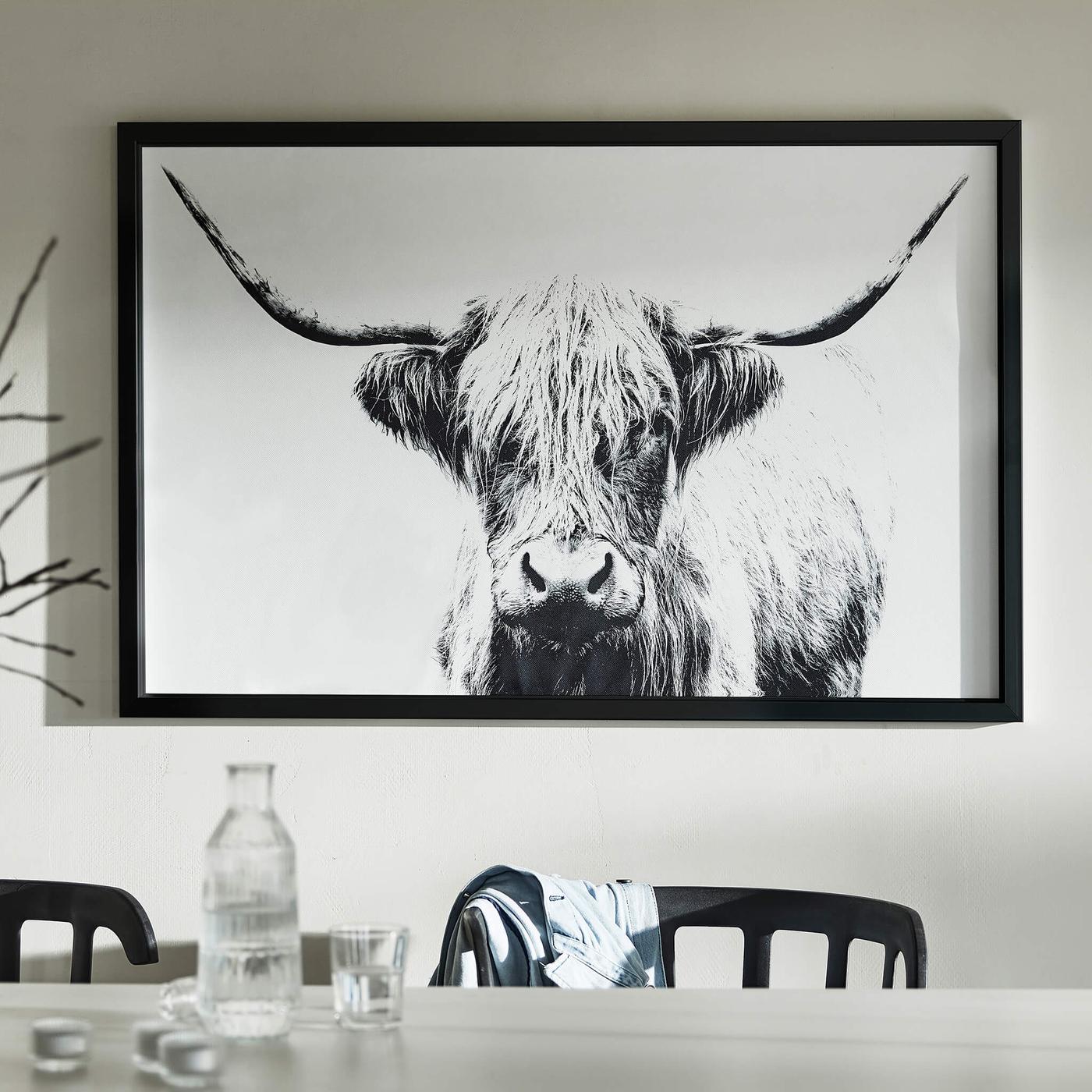 Черная фоторамка