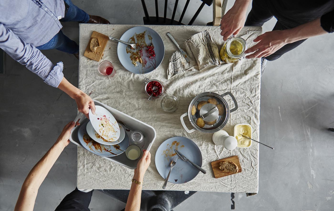 Tisch abdecken mit der Familie IKEA®