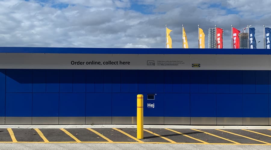 Collection Lockers for Online Order Pickup IKEA CA
