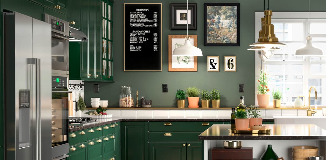 Green Kitchen BODBYN Series IKEA