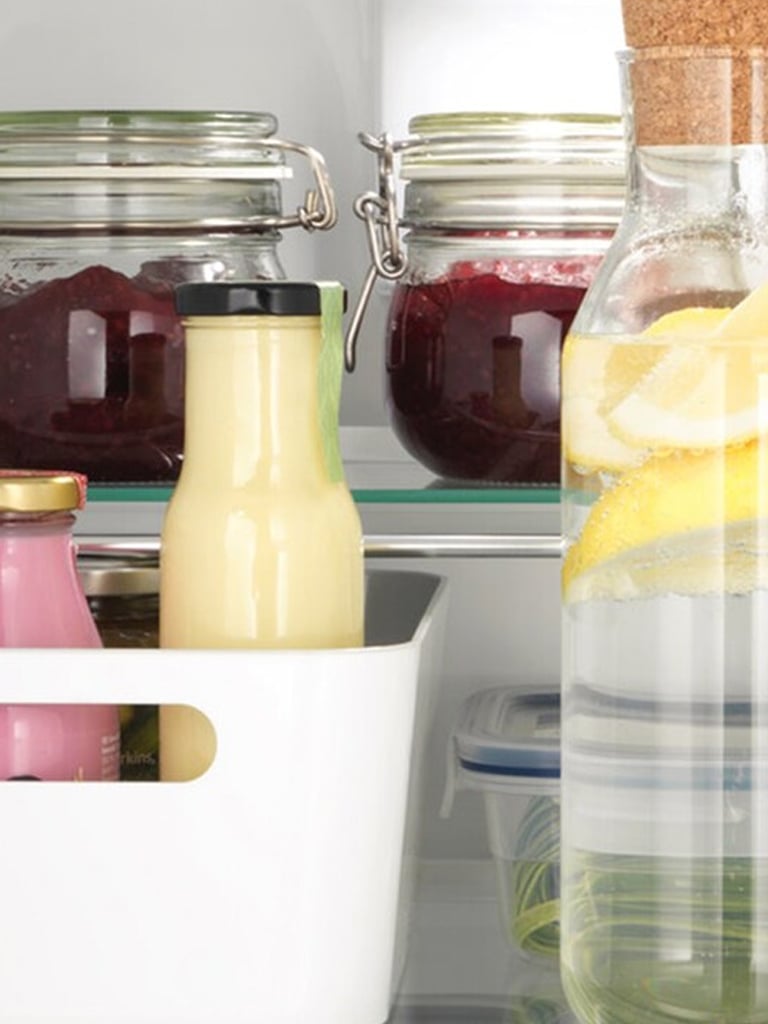 Boites de rgt dans un frigo.