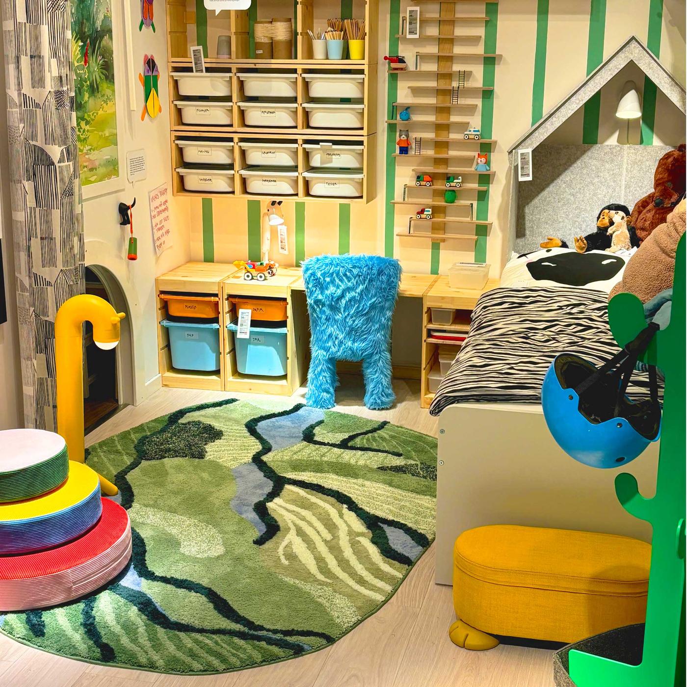 Børneværelse indrettet til Villads fra Valby med GREJSIMOJS kollektionen