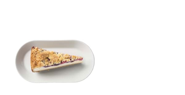 Borůvkovo-malinový cheesecake