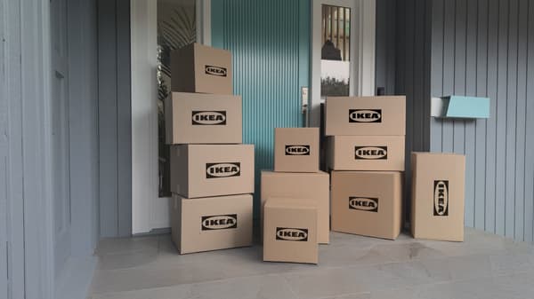 boxes at the door