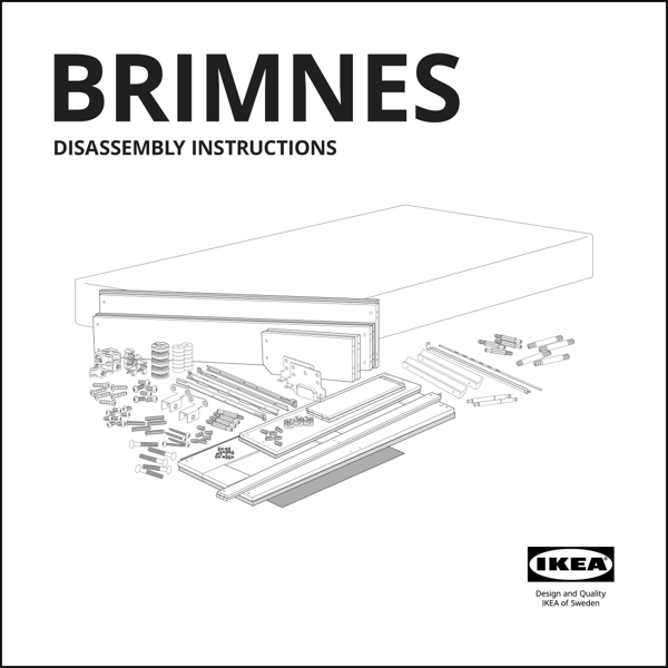 BRIMNES disassembly instructions