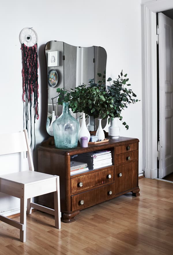 Bring outdoors in with plants.