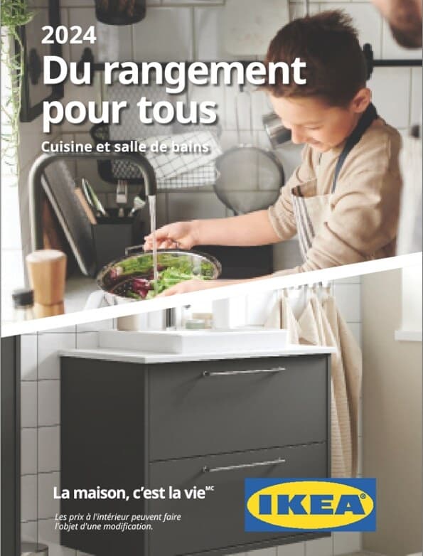 Brochure 2024 sur le rangement pour salles de bains