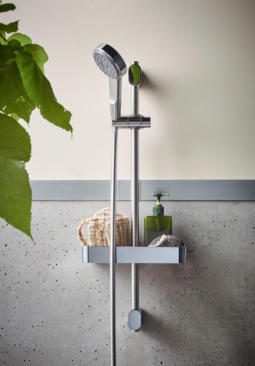 BROGRUND chrome-plated 3-spray handshower.