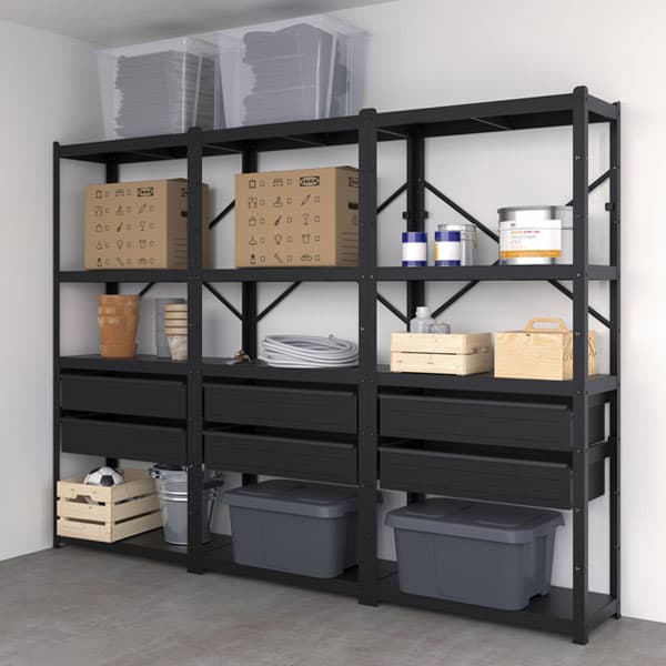 BROR planner for heavy-duty shelving systems