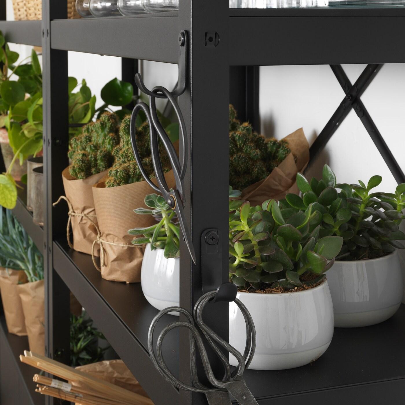 BROR Regał, czarny85x55x190 cm