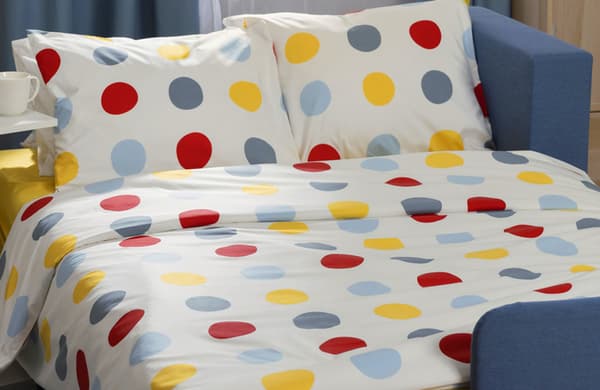 BRUKSVARA queen sized bed sheet and pillowcase