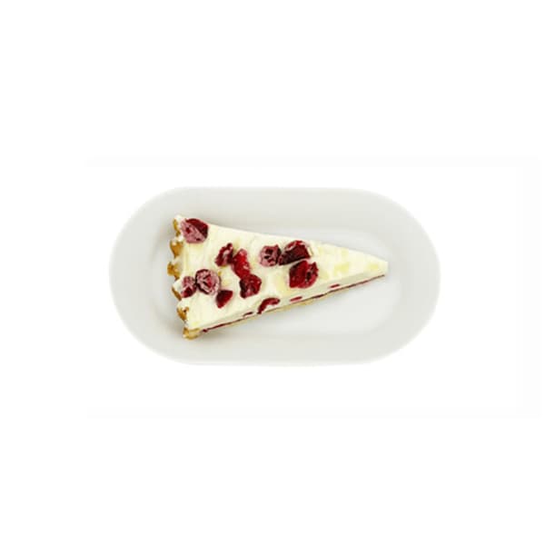 Brusnicová torta s bielou čokoládou