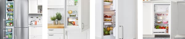 Built-in, free-standing or under-counter refrigerators