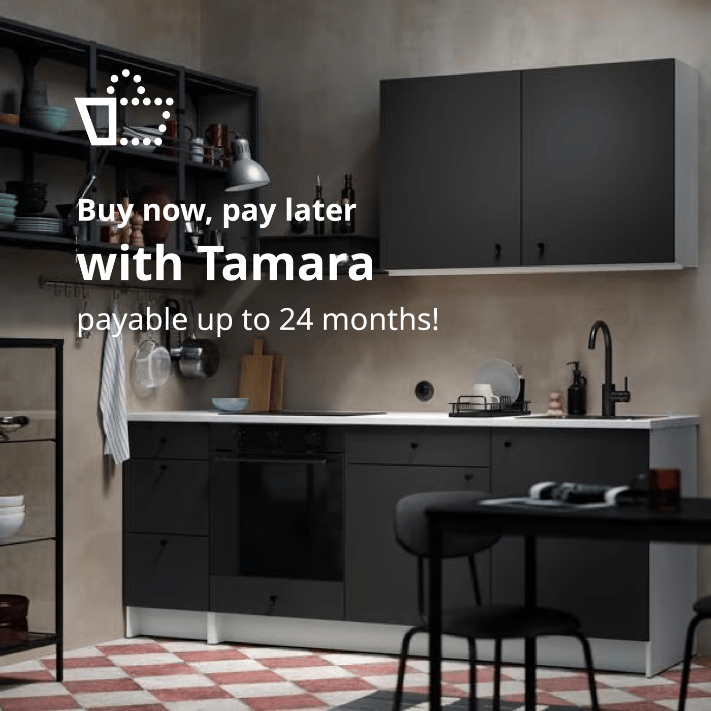 Buy now, pay later with Tamara
Payable up to 24 months!