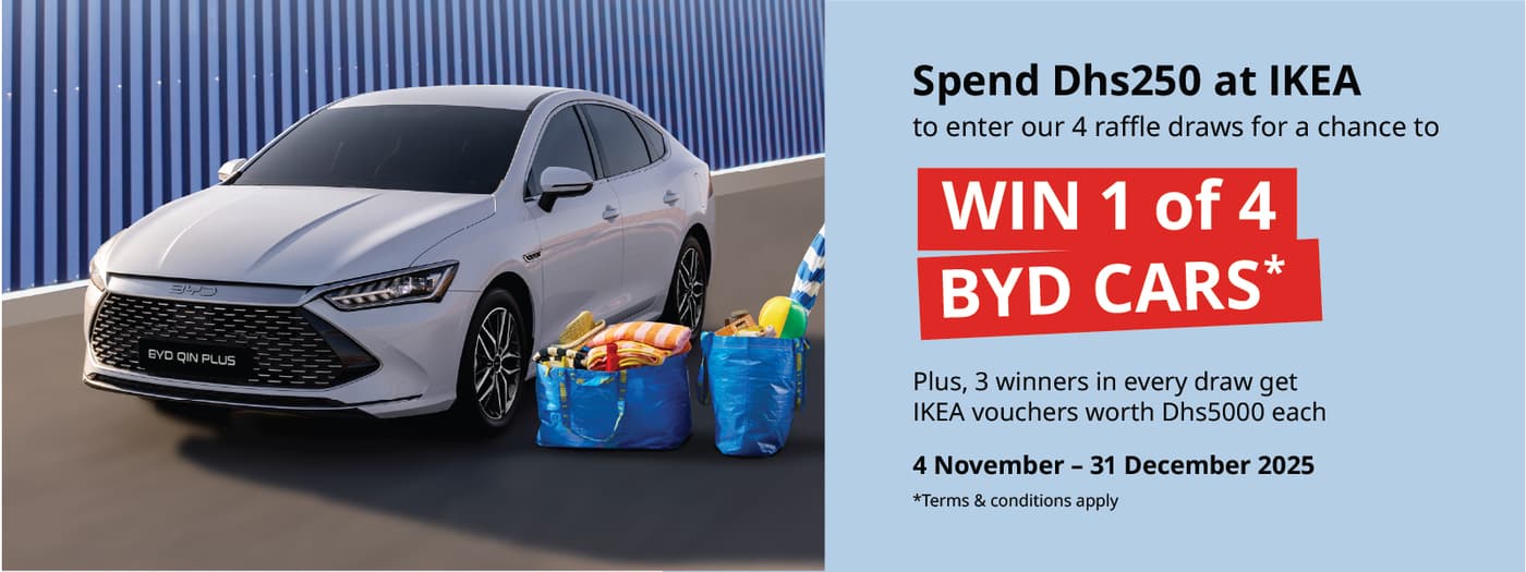 Win a BYD - IKEA