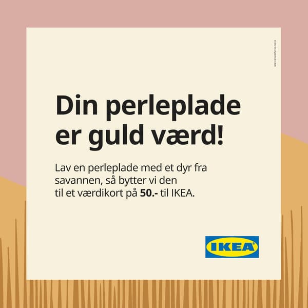 Byt din safari perleplade og få et værdikort!
