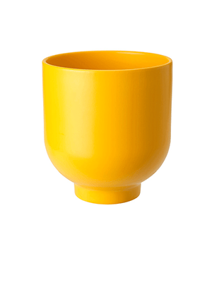 cache-pot jaune