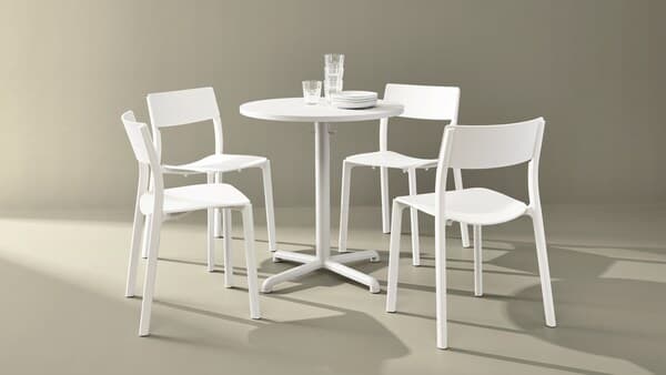 Café furniture.