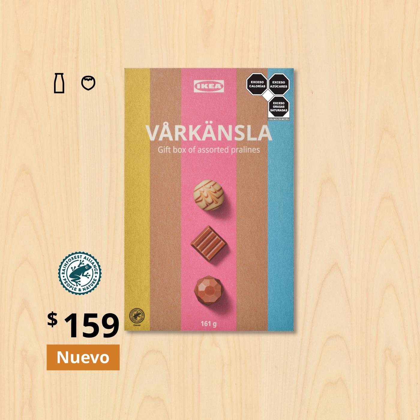 Caja de regalo, Surtido de pralinés de 161 gr