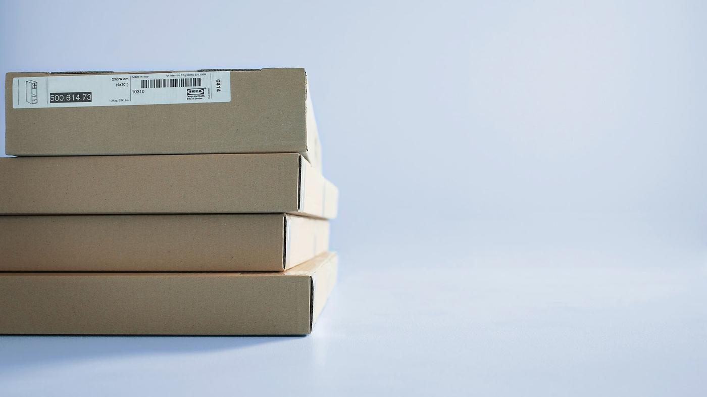 cajas de pedidos listas para enviarse