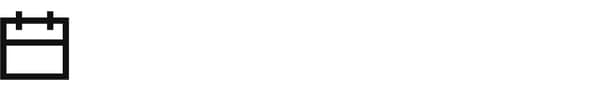 Calendar icon in white background for booking step in free planning services