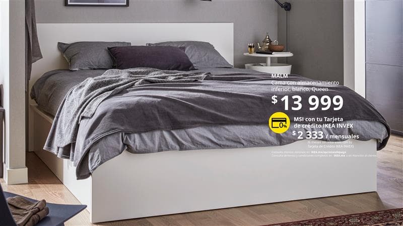 cama blanca ikea
