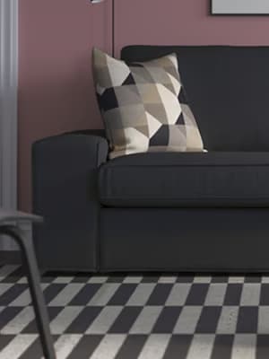 Canapé modulable KIVIK noir