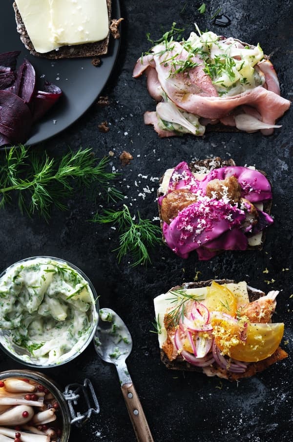 Canapés saudables para o Nadal