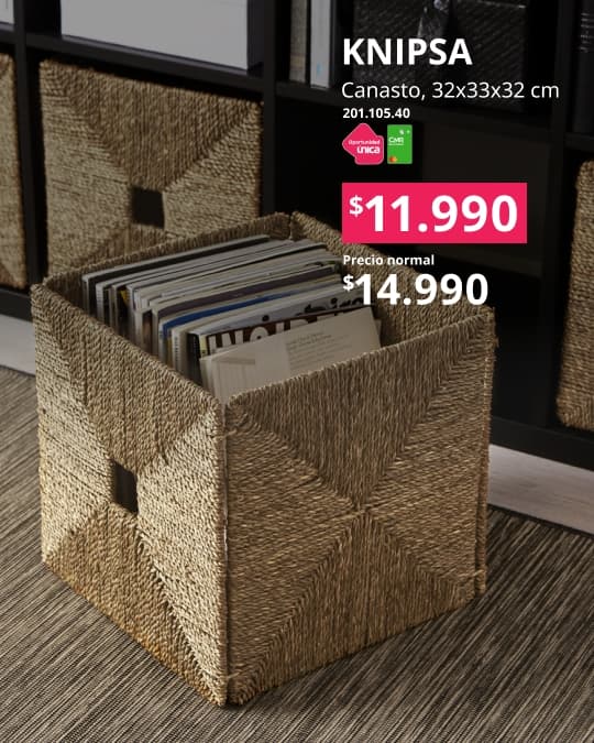 Canasto KNIPSA con oportunidad única con tu CMR