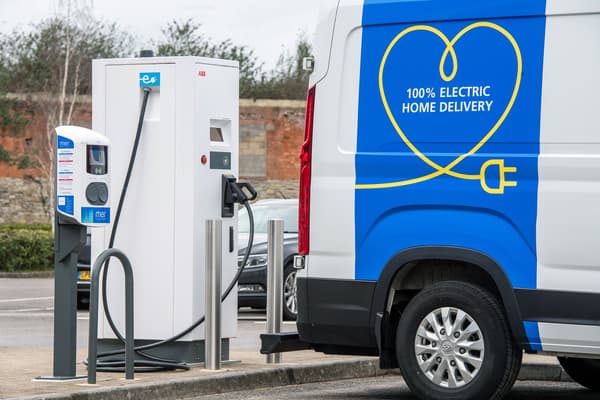 Car charger and a branded IKEA van