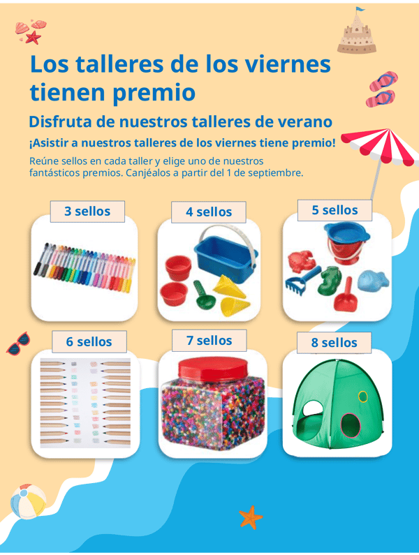 Cartel con artículos de niños