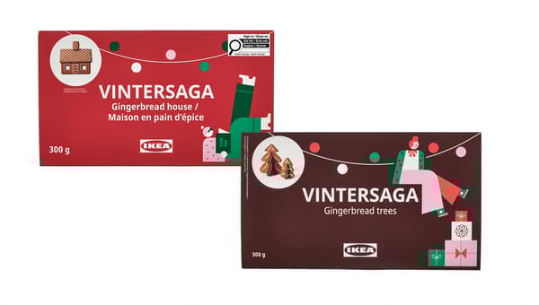  Casetta di biscotto e alberi di pan di zenzero VINTERSAGA.