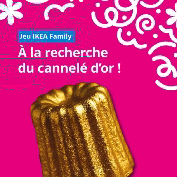 Ce samedi 30 août, votre mission, si vous l’acceptez : trouver le cannelé d’or caché dans le magasin pour tenter de remporter l’un des 100 cadeaux. Mais attention, soyez discrets… la réussite dépend de votre sens de l’observation !
