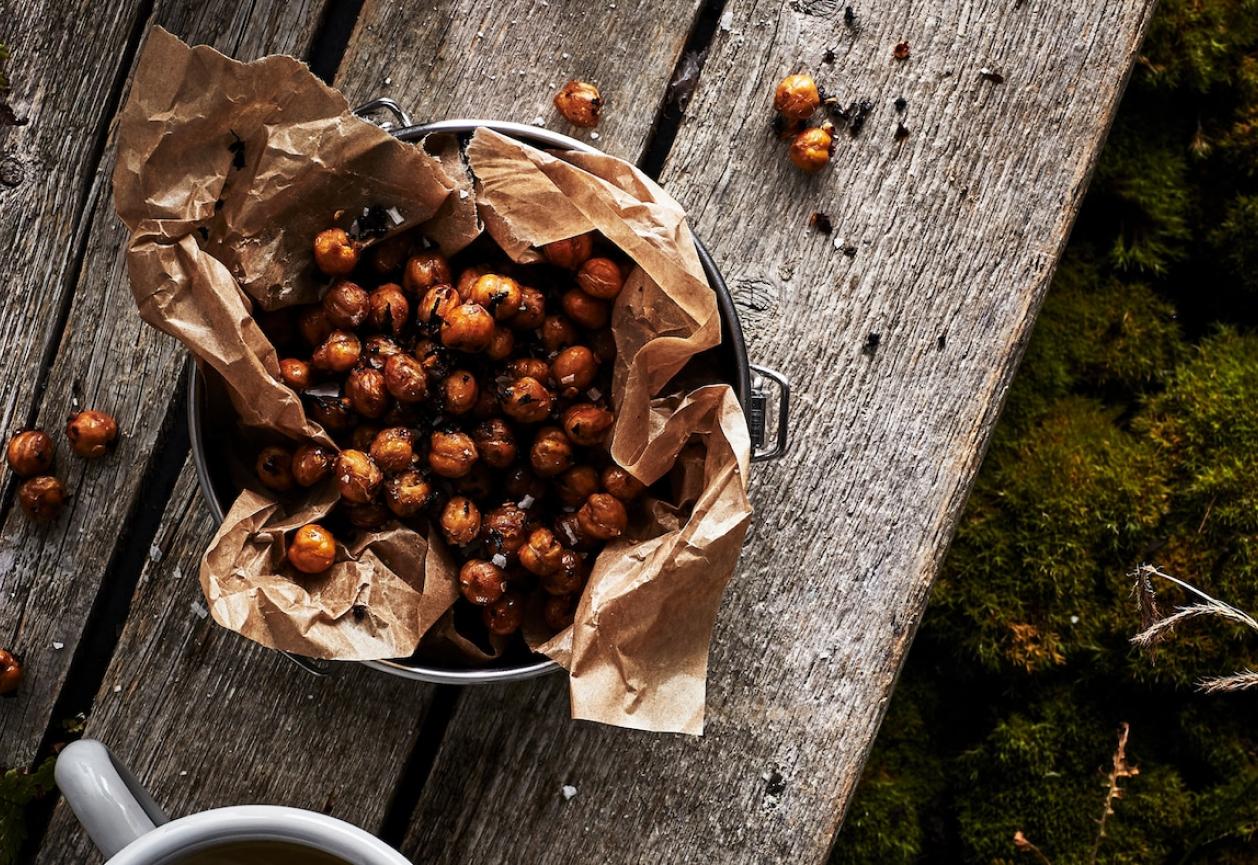 Ceci tostati con chai e peperoncino
