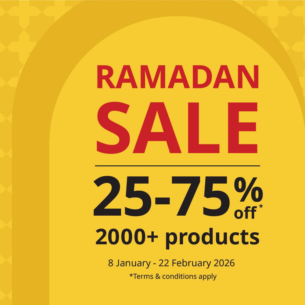 Celebrate Ramadan with IKEA UAE and get 25% - 75% Off on our premium and stylish furniture and décor!
