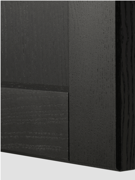 Černá dvířka LERHYTTAN – vzor jasan