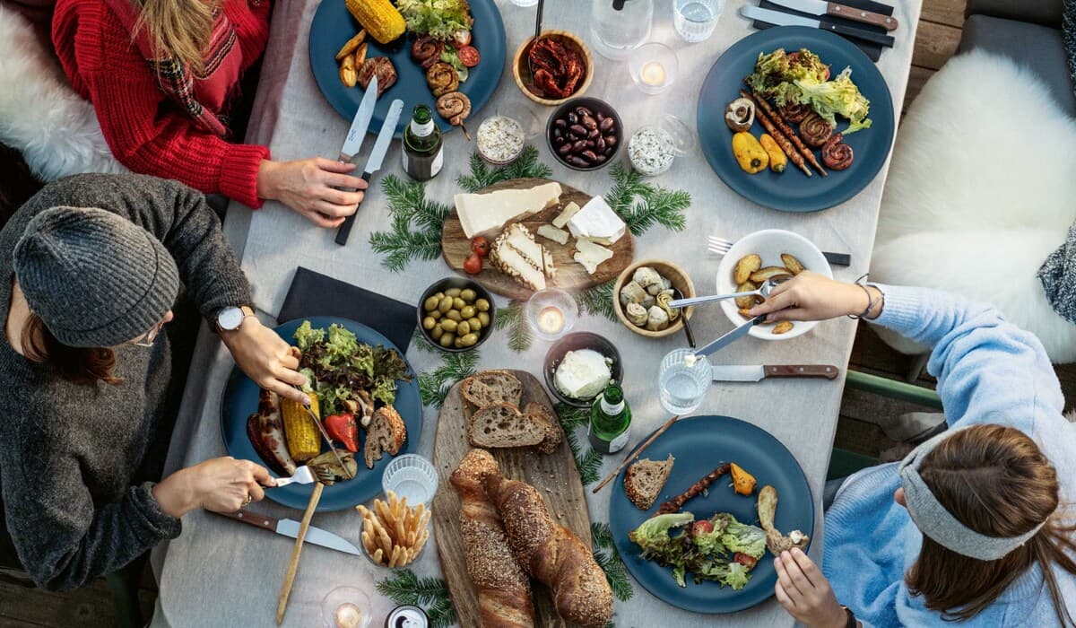 C'est deux fois plus bon quand on mange en plein air.