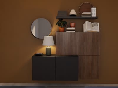 Cette solution BESTÅ vous aide à garder cet espace rangé, sans sacrifier votre style dès qu’on passe la porte.